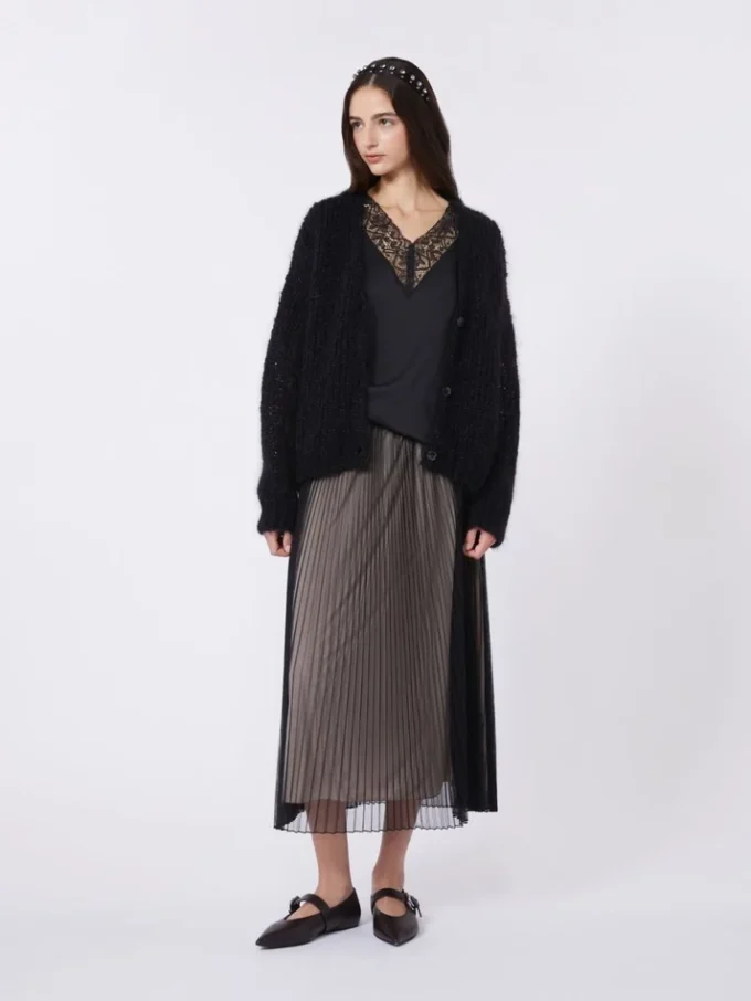 Mohair vest, zwart Mohair vest, zwart
