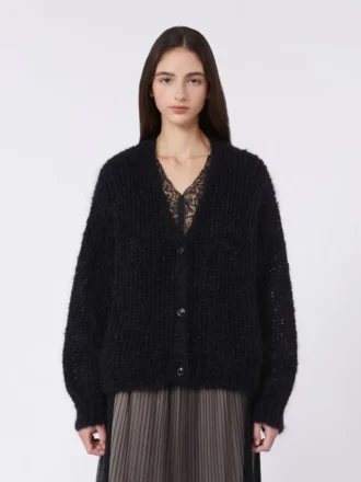 Mohair vest, zwart Mohair vest, zwart