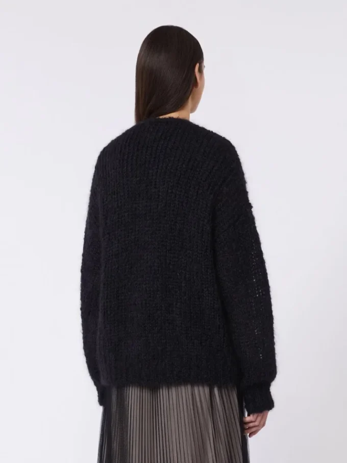 Mohair vest, zwart Mohair vest, zwart