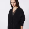 Mohair vest, zwart Mohair vest, zwart