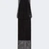 Mouwloze jersey jurk met kristallen, zwart Mouwloze jersey jurk met kristallen, zwart