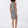Mouwloze jurk van viscose crêpe, zwart Mouwloze jurk van viscose crêpe, zwart