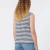 Mouwloze top van interlock jersey, marineblauw Mouwloze top van interlock jersey, marineblauw