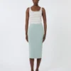 Mouwloze trui van viscose crêpe, roze Mouwloze trui van viscose crêpe, roze