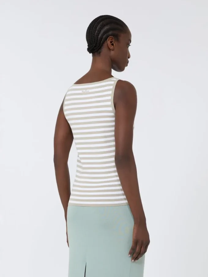 Mouwloze trui van viscose crêpe, roze Mouwloze trui van viscose crêpe, roze