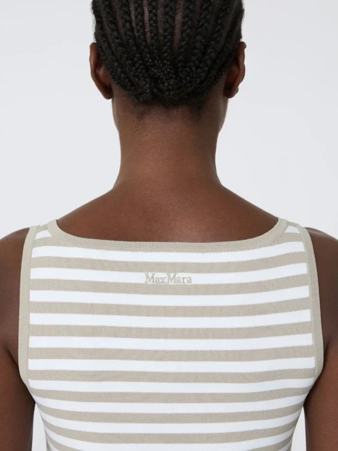 Mouwloze trui van viscose crêpe, roze Mouwloze trui van viscose crêpe, roze