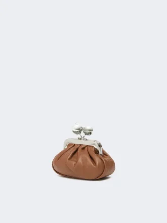 Nappa schapenleer Nano Pasticcino tas, tabak Nappa schapenleer Nano Pasticcino tas, tabak