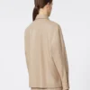 Nappaleren jas, zandkleur Nappaleren jas, zandkleur