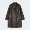 Nappaleren overjas, bruin Nappaleren overjas, bruin