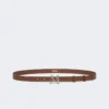 Natuurlijke leren monogramriem, bruin Natuurlijke leren monogramriem, bruin