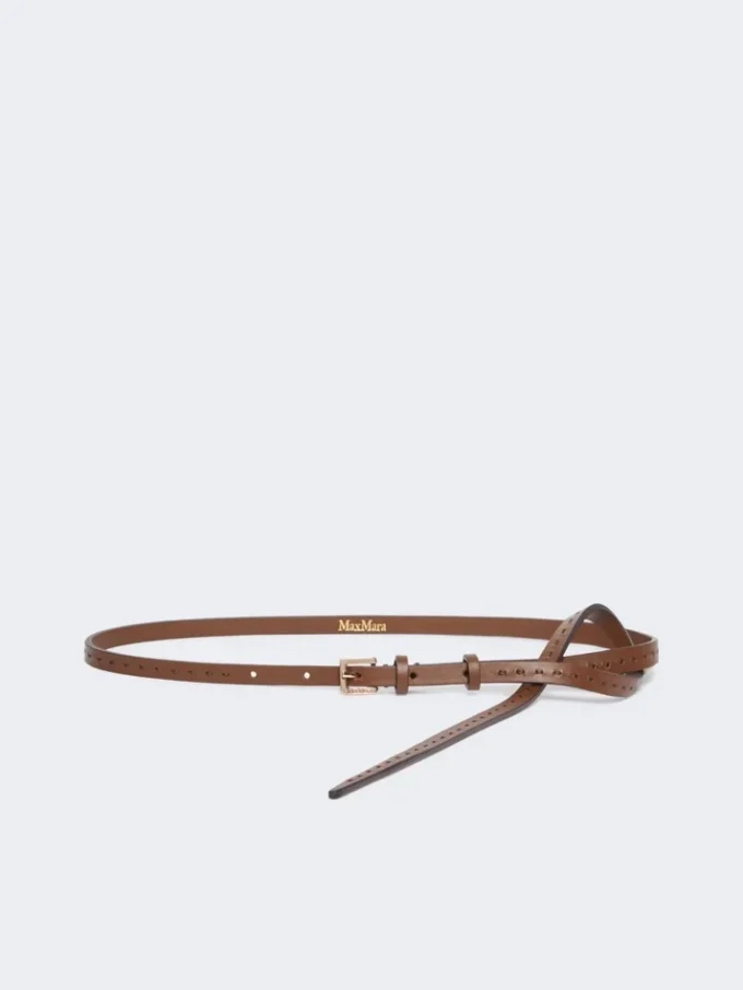 Natuurlijke leren riem, bruin Natuurlijke leren riem, bruin