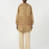Omkeerbare gewatteerde parka van waterafstotend canvas, beige Omkeerbare gewatteerde parka van waterafstotend canvas, beige