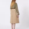 Omkeerbare, waterafstotende gabardine trenchcoat, beige Omkeerbare, waterafstotende gabardine trenchcoat, beige