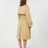 Omkeerbare, waterafstotende gabardine trenchcoat, beige Omkeerbare, waterafstotende gabardine trenchcoat, beige