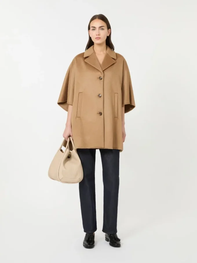 Oversized cape van kasjmier broadcloth, camel Oversized cape van kasjmier broadcloth, camel