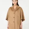 Oversized cape van kasjmier broadcloth, camel Oversized cape van kasjmier broadcloth, camel