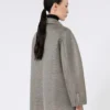Oversized jas van jersey mesh, middengrijs Oversized jas van jersey mesh, middengrijs