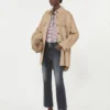 Oversized jas van wolmix, camel Oversized jas van wolmix, camel