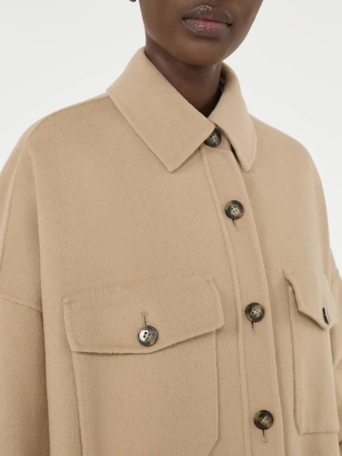 Oversized jas van wolmix, camel Oversized jas van wolmix, camel