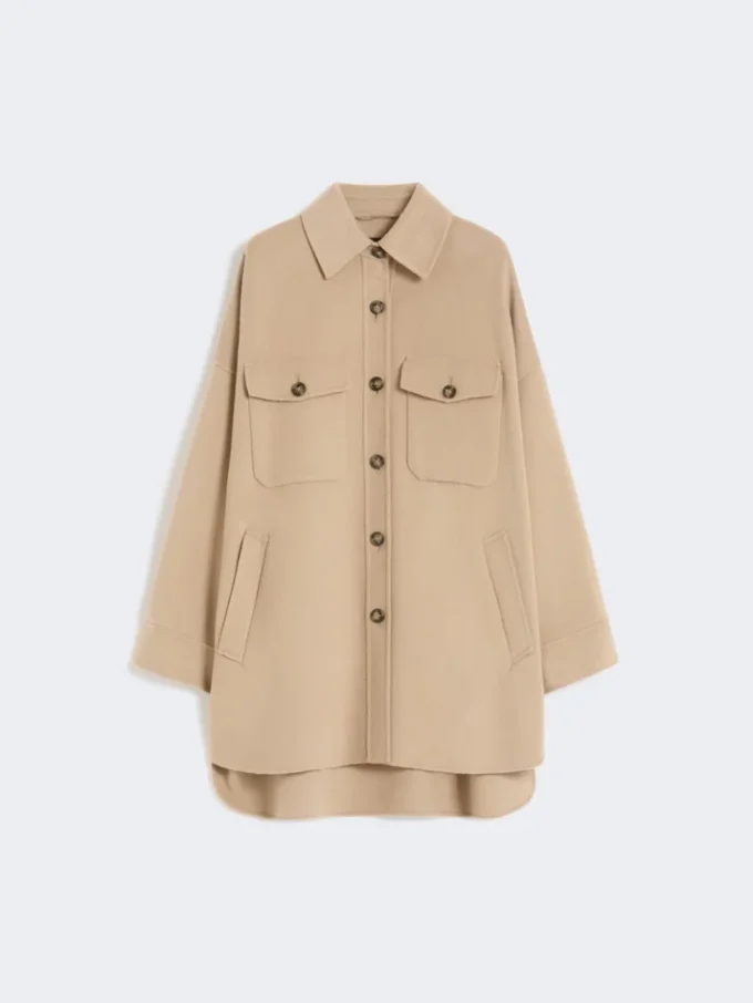 Oversized jas van wolmix, camel Oversized jas van wolmix, camel