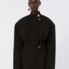 Oversized katoenen bomberjack, zwart Oversized katoenen bomberjack, zwart