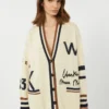 Oversized vest van katoenmix, zwart Oversized vest van katoenmix, zwart