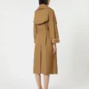 Oversized waterafstotende trenchcoat van twill, bruin Oversized waterafstotende trenchcoat van twill, bruin