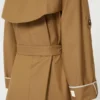 Oversized waterafstotende trenchcoat van twill, bruin Oversized waterafstotende trenchcoat van twill, bruin