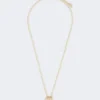 Pasticcino-hanger choker ketting, goud Pasticcino-hanger choker ketting, goud