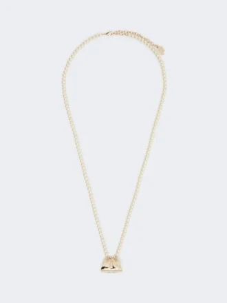 Pasticcino-hanger choker ketting, goud