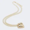 Pasticcino-hanger choker ketting, goud Pasticcino-hanger choker ketting, goud