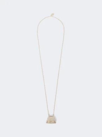 Pasticcino tas-hanger ketting, goud