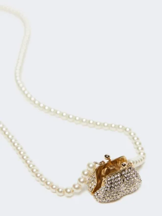 Pasticcino tas-hanger ketting, optisch wit Pasticcino tas-hanger ketting, optisch wit