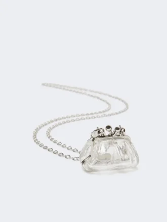 Pasticcino tas-hanger ketting, transparant