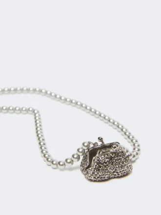 Pasticcino tas-hanger ketting, zwart
