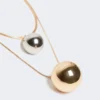 Pasticcino-tas metalen ketting, goud Pasticcino-tas metalen ketting, goud
