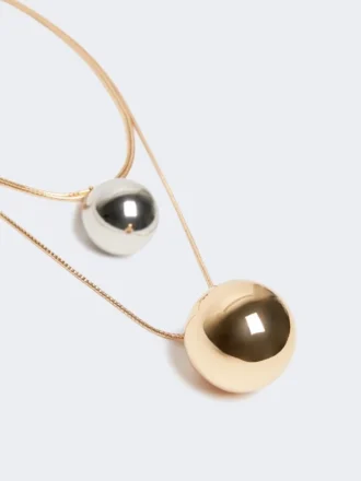 Pasticcino-tas metalen ketting, goud