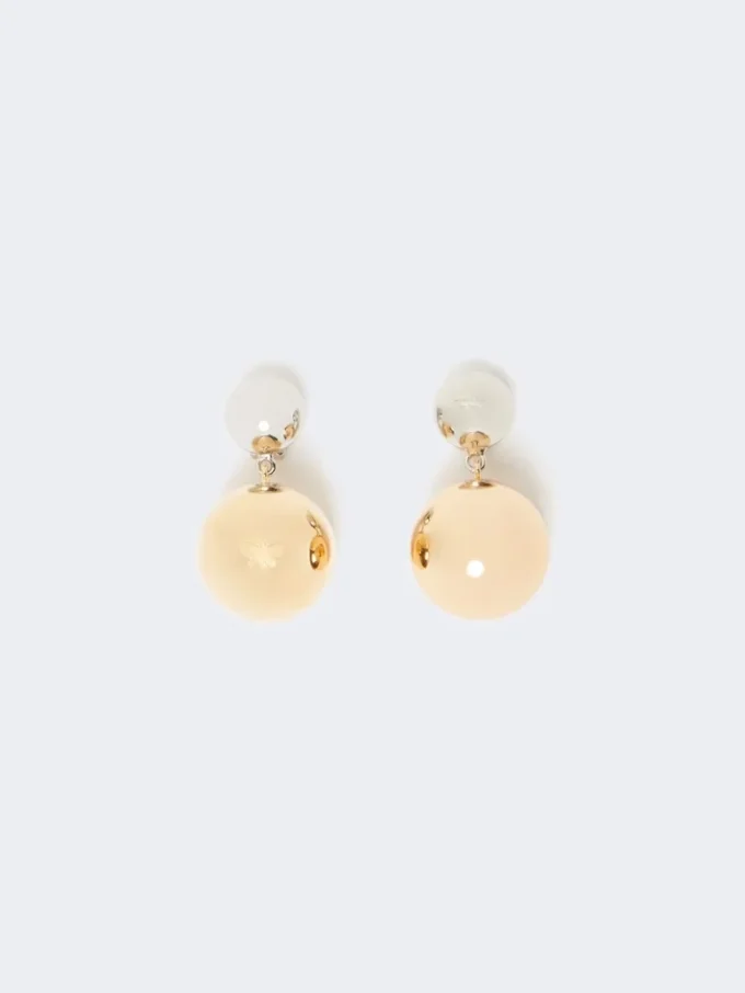 Pasticcino-tas metalen oorbellen, goud Pasticcino-tas metalen oorbellen, goud