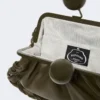 Pasticcino-tas van nappaleer, medium, kaki Pasticcino-tas van nappaleer, medium, kaki