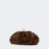 Pasticcino-tas van schapenvacht, medium, karamel Pasticcino-tas van schapenvacht, medium, karamel