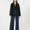Peacoat van wolmix met dubbele knoopsluiting, marineblauw Peacoat van wolmix met dubbele knoopsluiting, marineblauw
