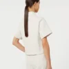 Pinstripe piqua jersey jasje, wit Pinstripe piqua jersey jasje, wit