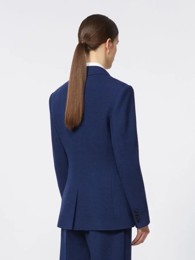 Piqua jersey blazer met enkele rij knopen, china blue Piqua jersey blazer met enkele rij knopen, china blue