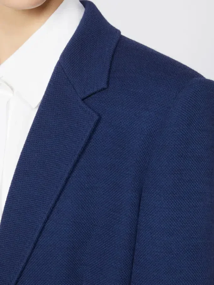 Piqua jersey blazer met enkele rij knopen, china blue Piqua jersey blazer met enkele rij knopen, china blue