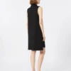 Polojurk van scuba-jersey, zwart Polojurk van scuba-jersey, zwart