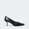 Pumps van glad leer, zwart Pumps van glad leer, zwart
