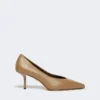 Pumps van nappaleer, kleur mud Pumps van nappaleer, kleur mud