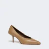 Pumps van nappaleer, kleur mud Pumps van nappaleer, kleur mud
