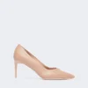 Pumps van nappaleer, poederkleurig Pumps van nappaleer, poederkleurig