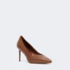 Pumps van nappaleer, tabak Pumps van nappaleer, tabak